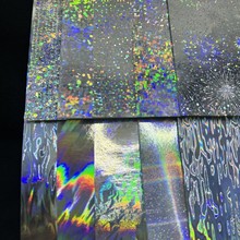 双闪吧唧专用纸 徽章专用底纸 镭射卡纸系列手工特种纸250g