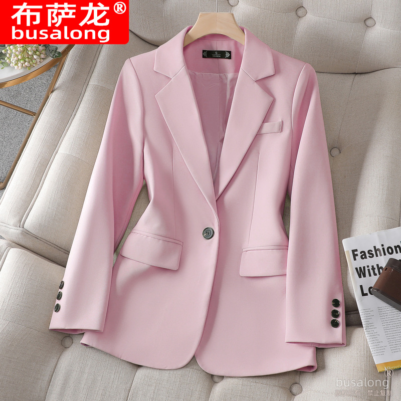 New Bergamong Kingong Women's Long-Sleeved Professional Suit Formal Wear Women's Jacket Work Clothes 8602