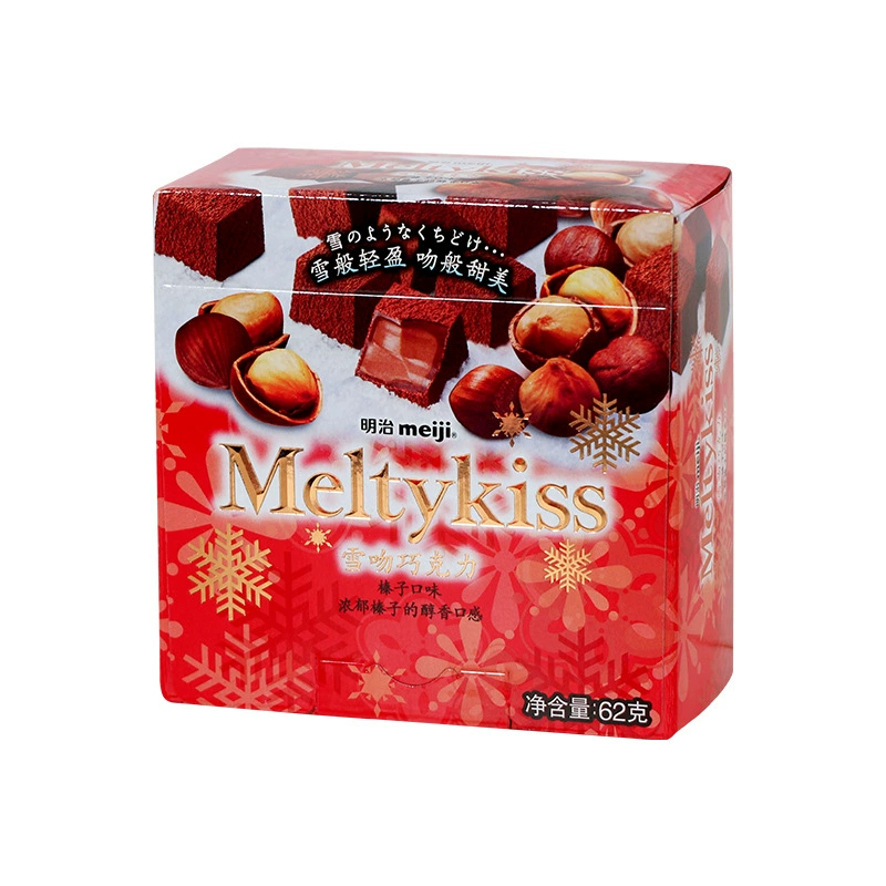 Шоколадный снек Meiji Meltykiss зимнее лимитированное издание, клубника и ассорти, чистое какао-масло