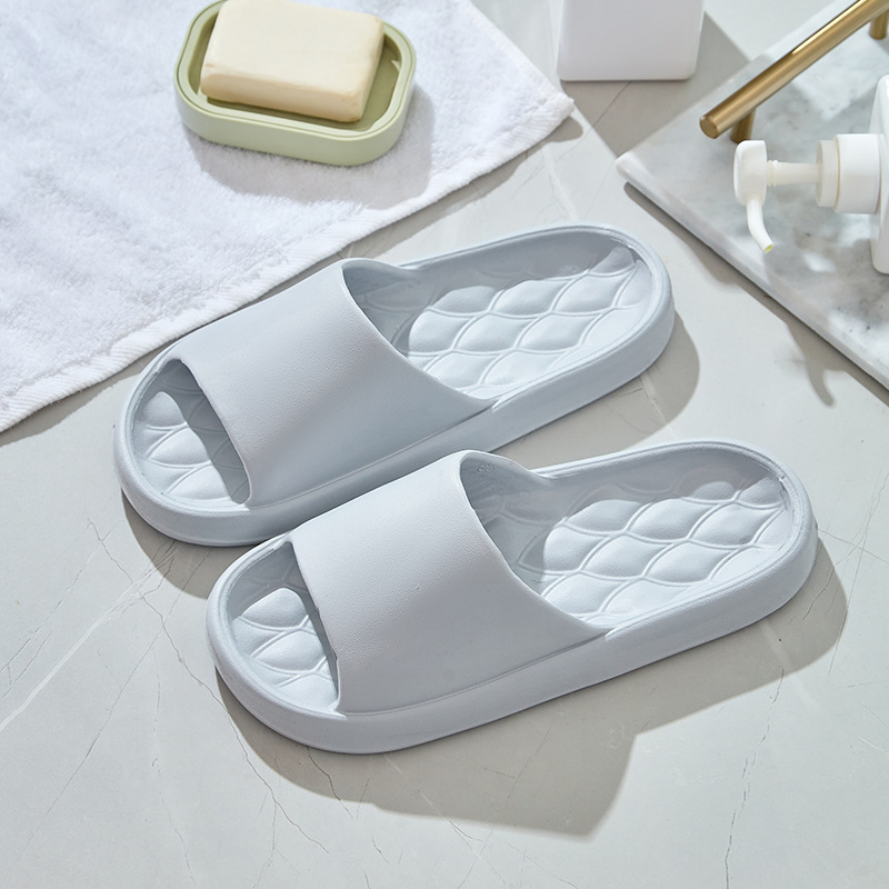 Lightweight Soft-soled EVA Slippers Women's Sandals Men's Hotel Beach Swimming Pool Non-slip Bathroom Home Indoor Slippers