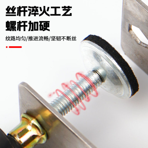 Drawer panel auxiliary installation clip woodworking tool U-shaped retainer stainless steel buckle pull-out surface fixing clip