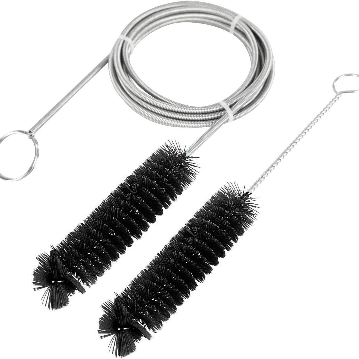 Fabricante en stock transfronterizo CPAP cepillo de limpieza-adecuado para la mayoría de CPAP manguera primavera cepillo de limpieza de tuberías