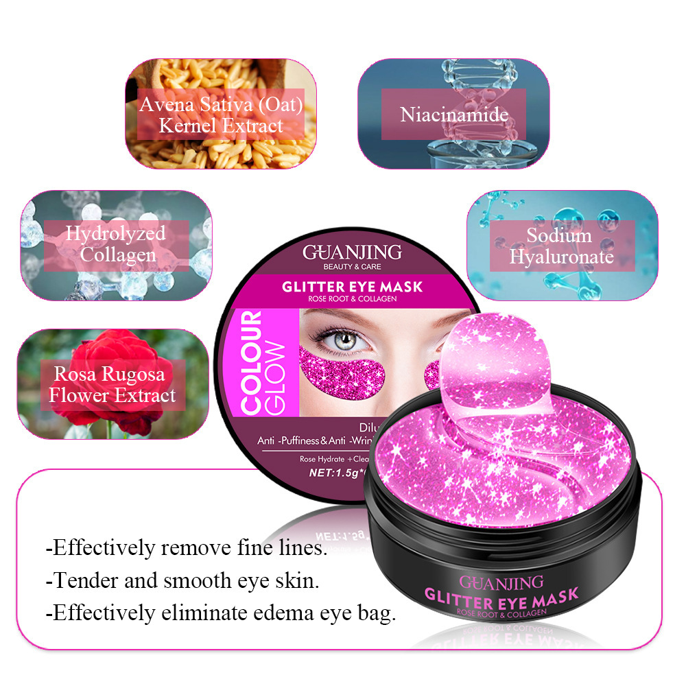 Starry GUANJING Collagen Sky and Moisturizing Nicotinamide Eye Brightening Mask_voghion.com