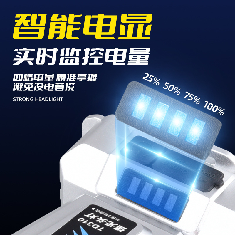 Lámparas de luz de inducción de explosión rápida camping luz de pesca de campo lámpara de minería al aire libre lámpara de luz LED patrulla USB carga