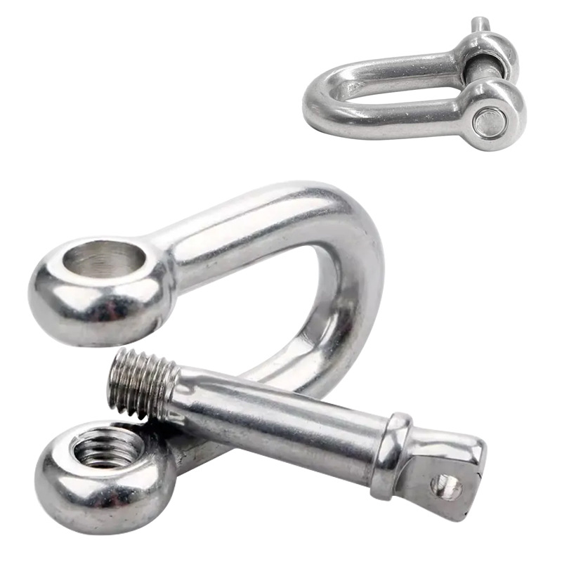 日D型卸扣 连接环 连接扣 链条连接环 起重卸扣 卡扣 不锈钢304