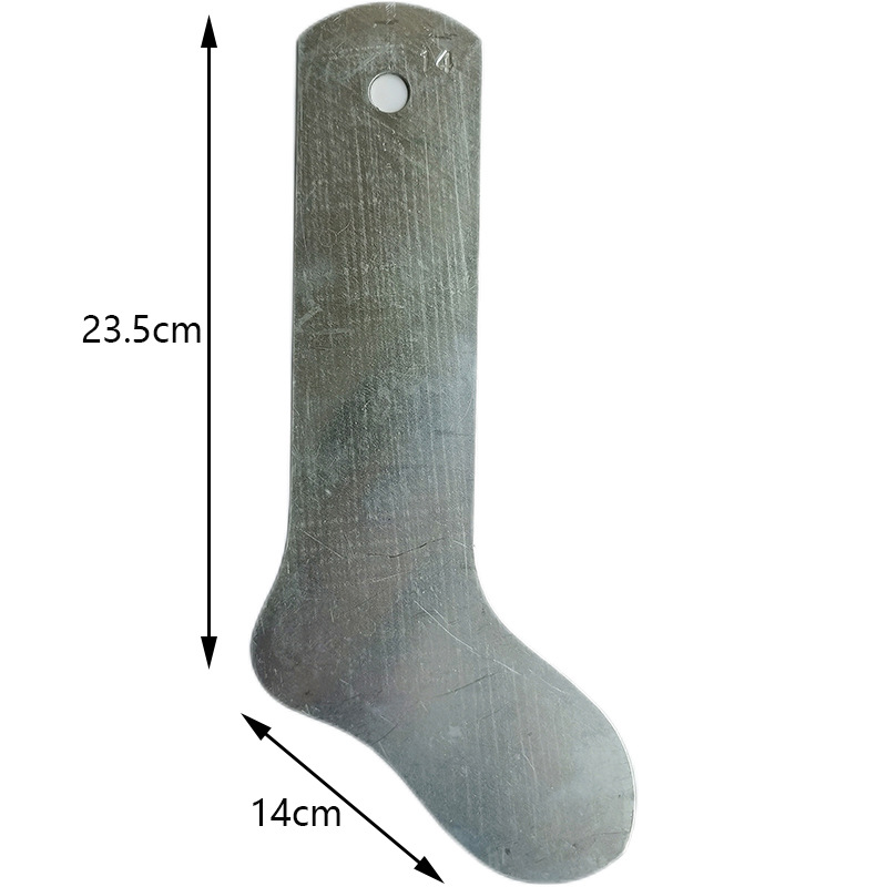 Calcetines que forman la placa calcetines rectos que forman la placa que cuelga estilo curvado calcetines rectos calcetines de aluminio placa que forma la placa de fijación