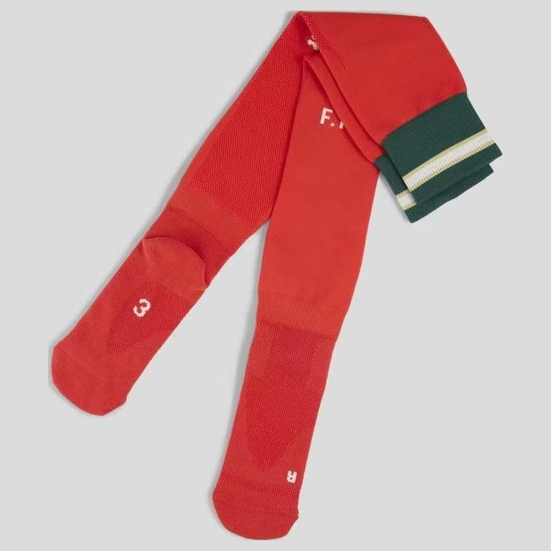 26 club tailandés Copa del Mundo calcetines de fútbol para hombres toallas profesionales sobre la rodilla antideslizante calcetines gruesas para adultos y niños