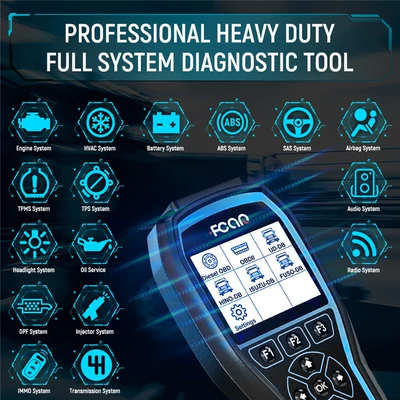 Avtomobil diaqnostika alətləri diesel truck scanner DPF regeneration