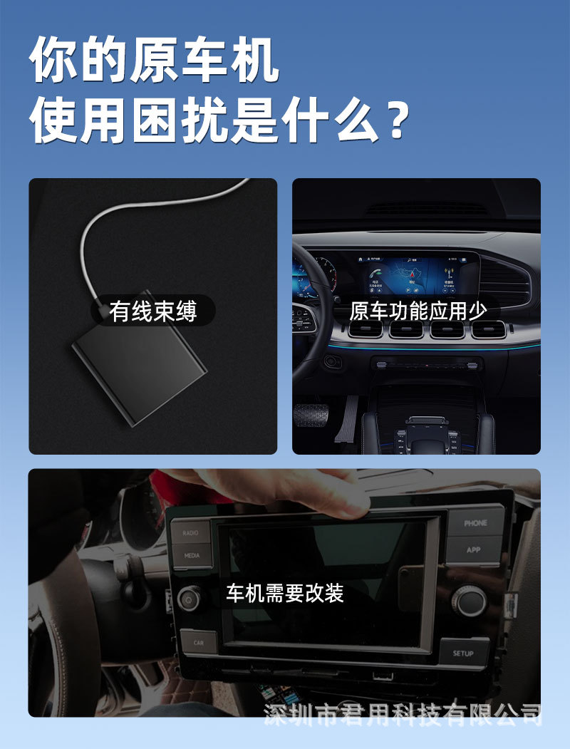 Suitable for Huawei Wireless Hicar Car Connectivity Box and Wired Carplay, Specifically for Toyota and Audi Cars