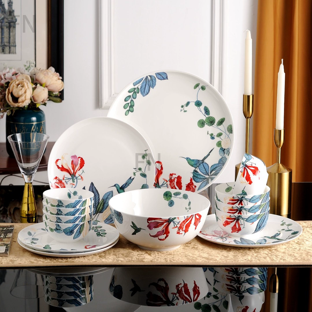 White dinner plate, soup bowl, tableware for home use, set, Germany