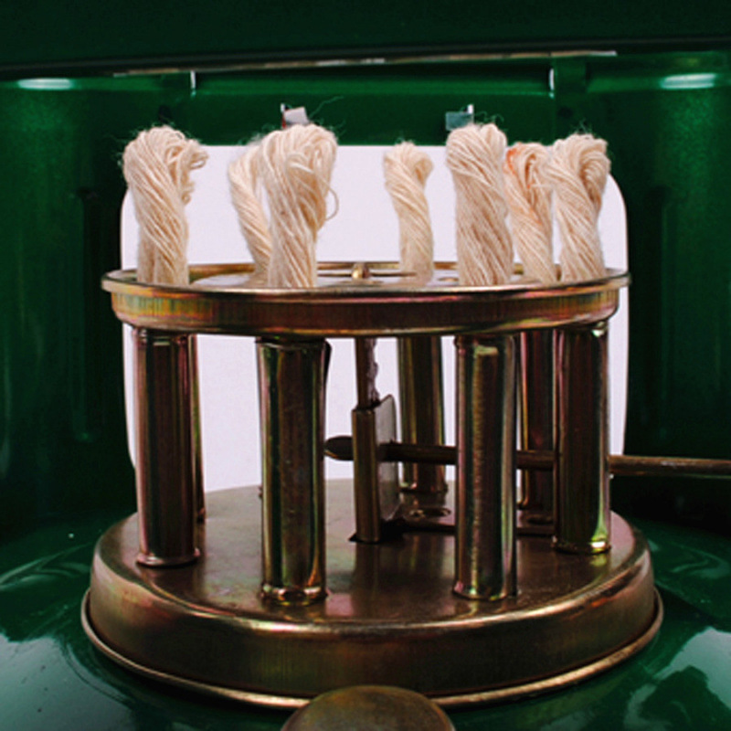 Estufas a prueba de viento para campamento de hogares de usuarios de la marca de queroseno de rueda de lanzamiento integrada con cabezal de estufa central