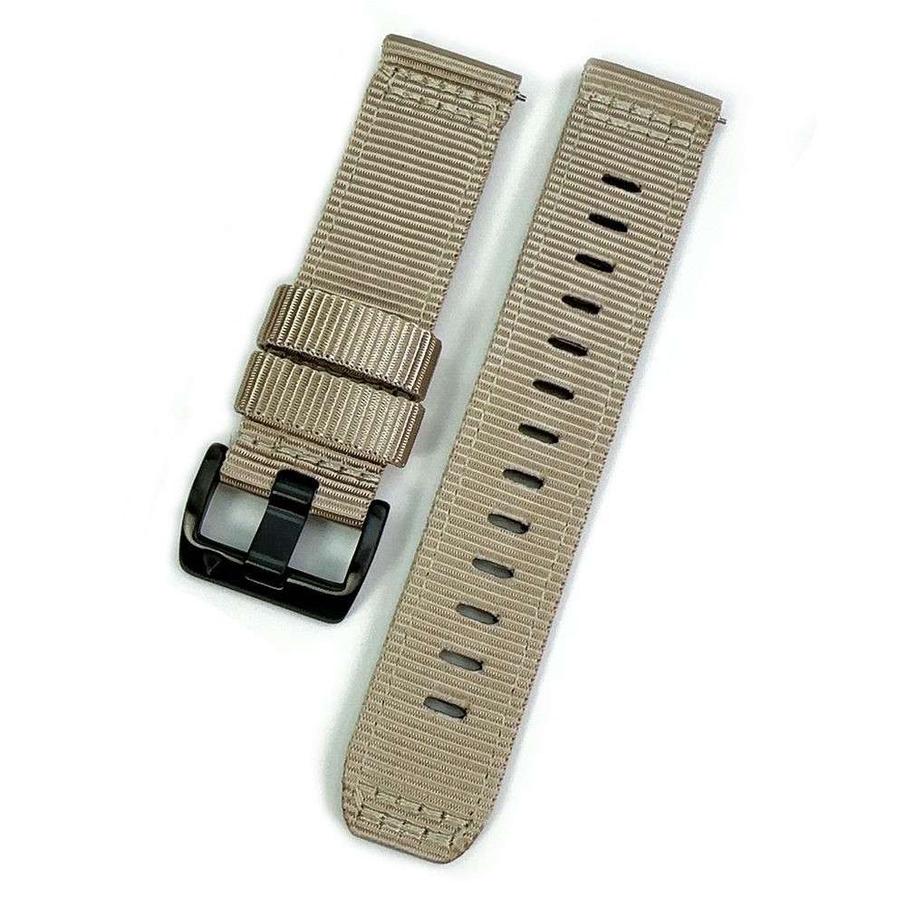 Correa de reloj de alta calidad de nylon puro 20 / 22mm para Garmin265S / 265 correa de reloj Huawei GT6 / 5