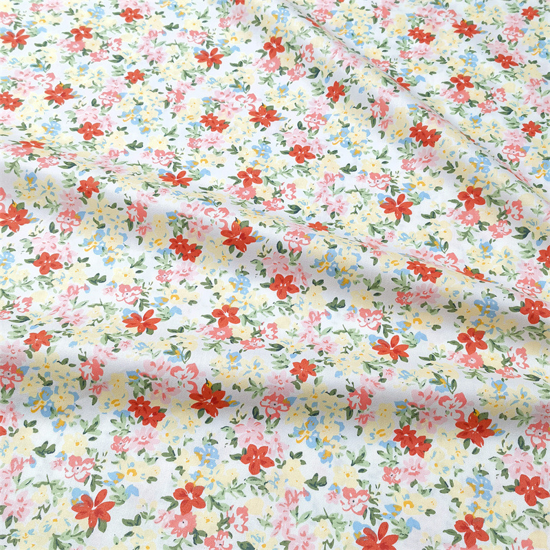 1.6宽迷你田园小碎花 纯棉布料全面床品手工棉服面料批发