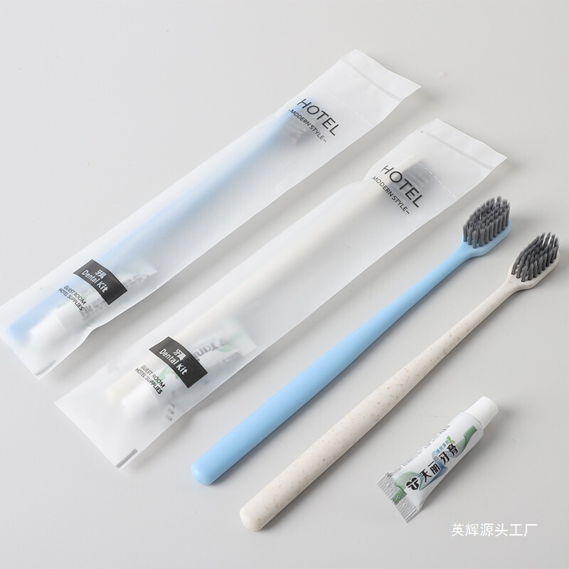 大人用の柔らかい毛の竹炭を使用した使い捨て歯ブラシ、家庭用、ホテル、B&B、トラベルクラブ、男性と女性用|undefined