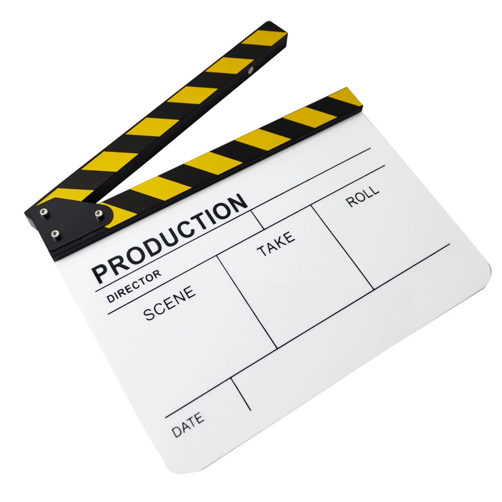 Filming props movies English clapping film and television acrylic field clapping board director board creative decoration ornaments