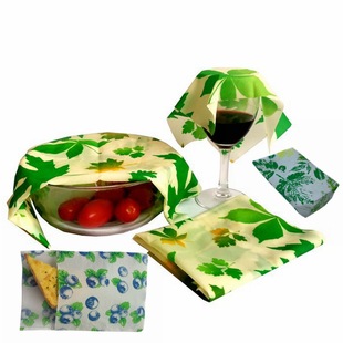 Source Factory Food-Grade Beeswax Food Wrap Reusable Beeswax Paper Preservation Cloth Eco-Friendly Preservation