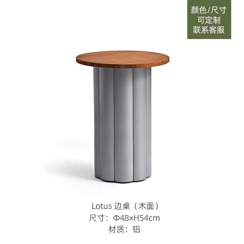 Muebles al aire libre creativos impermeables casa combinación sofá de caña doble mesa de comedor silla terraza silla de balcón