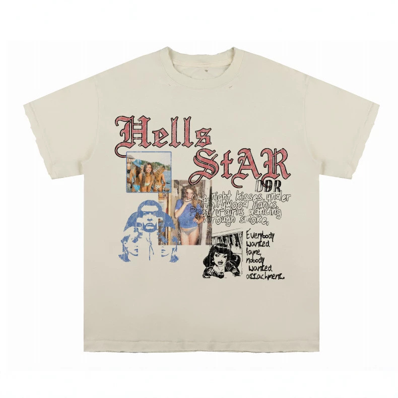 Loose-Fit Cotton Graphic T-Shirt for Teens