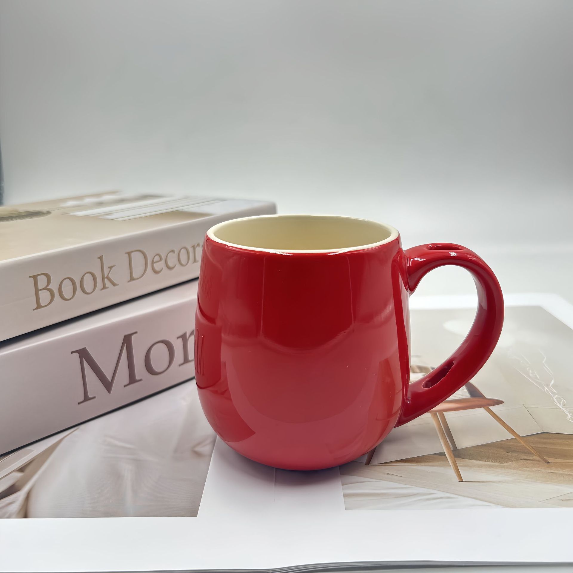 Tazas de cerámica personalizadas tazas de café de alto valor facial tazas de regalo de cumpleaños regalo de mano copas de agua