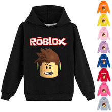 外贸童装爆款促销 ROBLOX 中大童男女童春秋连帽衫卫衣 上衣Y006