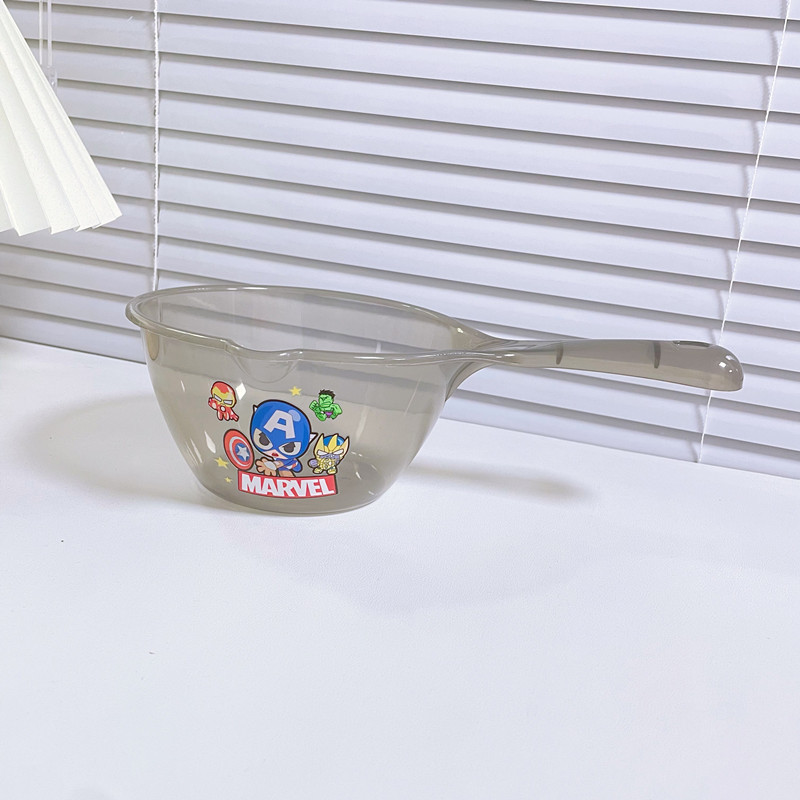 家庭用キッチンプラスチックスクープ透明ロングハンドル深水スクープ水の戦い流水スクープ漫画シャンプースプーン|undefined