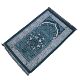 70*110cm chenille carpet thin flame flower blanket rectangular household portable floor mat cross border
