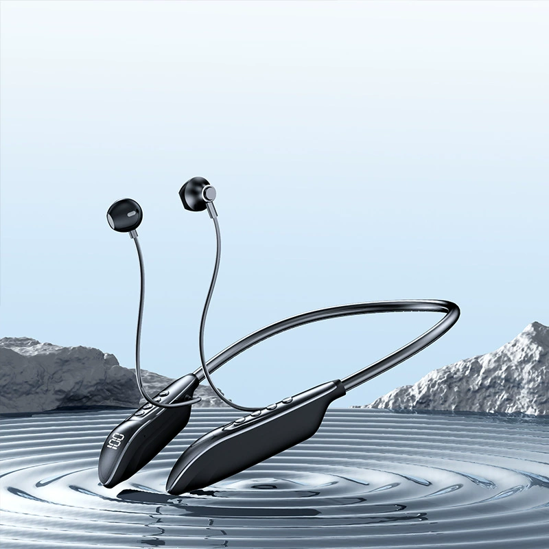 Bluetooth-наушники M518, шейный обод с цифровым LCD, Bluetooth v5.3, до 90 часов воспроизведения