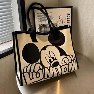 (Wholesale), cartoon hairpins, shopping bag, capacious one-shoulder bag for mother and baby