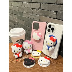 【バブルソーユニバーサル】ハローキティ マグネットスタンド KTキャット 格納式エアバッグ ペーストスタンド 取り外し可能