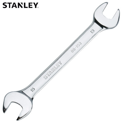 STANLEY史丹利公制精抛光双开口扳手五金工具93-392-1-22|ms