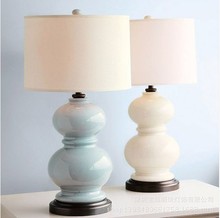 宝辉明珠 现代中式欧式美式陶瓷台灯古典 卧室床头灯跨境台灯
