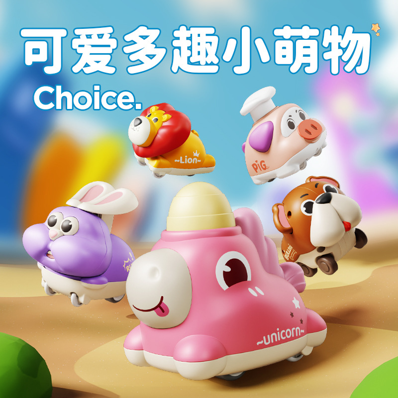 Chatear sonido de venta caliente para niños puzzle juguetes divertidos coche de prensa de dibujos animados para niños niñas regalos para jardín de infantes