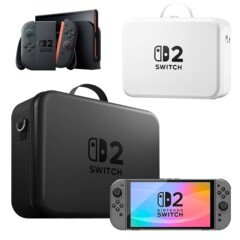 Switch2世代収納袋ニンテンドースイッチ保護カバー大容量フルセットns2ゲームケースバッグ