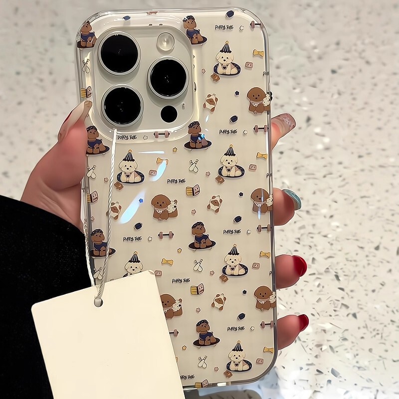 Sticky Note Puppy Star Suitable for Apple 17Promax Phone Case 16/15Pro Cartoon 14/13/12/11 Hard X