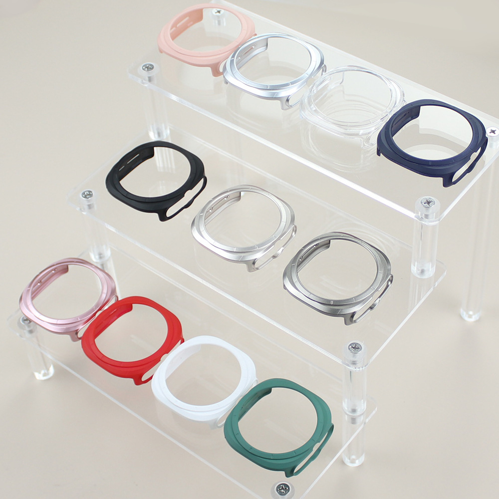 New PC hollowed-out case watch applicable to Samsung Galaxy Watch8 (2025) /7 ultra case Specification drawing