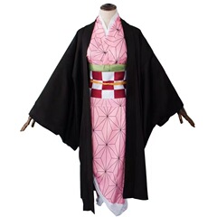 鬼滅の刃cos服門炭治郎豆COS富岡義勇我妻善逸コスプレ衣装女