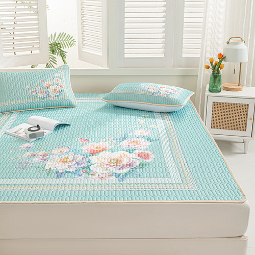 Royal Thai Latex Cooling Mat Set of 3 Summer Cooling Soft Silk Mat for Micro-Commerce Live Streaming Direct Shipping and Distribution