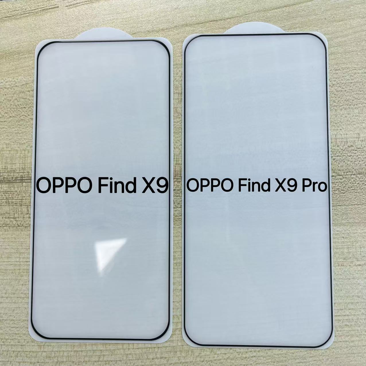 Suitable for Oppo Findx9 Tempered Film Ar Ultrasonic Unlocking X9Pro Electroplating Two-Strong Mobile Phone Full Glue Glass Sticker