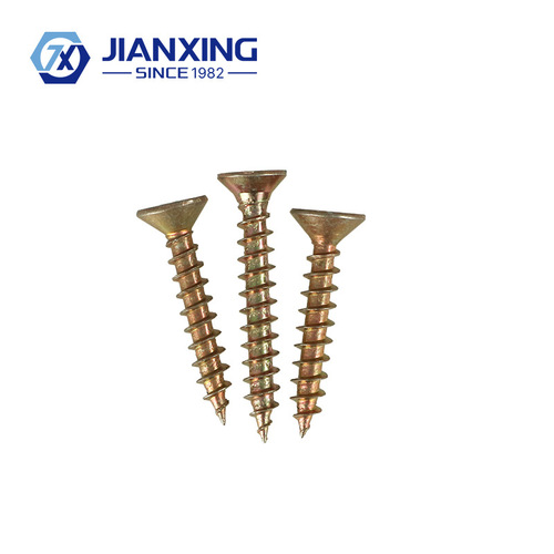 Iron plus hard fiberboard nails furniture wood screws carbon steel color zinc cross countersunk head self-tapping tip tail M3M3.5M4M5