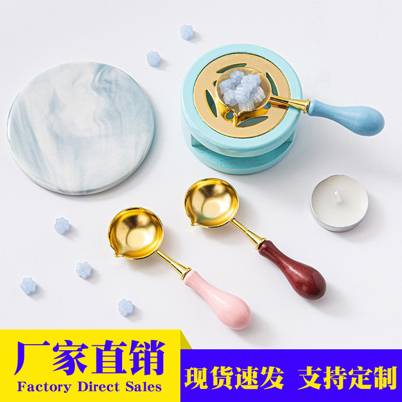 Fire Paint Stove Spoon Vintage Fire Paint Seal suit Envelope Seal Fire Paint Seal Full Set of Novice Tools