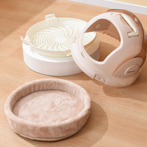 New Jianpai basket flight case portable breathable pet outing space capsule multifunctional panoramic cat bag