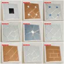 水晶拼接马赛克玻璃瓷砖磨边镜面浴室卫生间厂家自粘拼镜背景墙