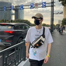 骑行户外运动休闲斜挎包日系单肩包男女生斜背包轻便通勤斜跨包包