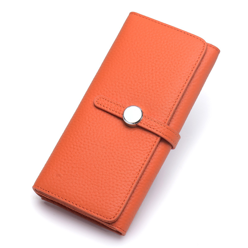 2021新款真皮长款多卡位软皮夹子卡包头层牛皮女士钱包