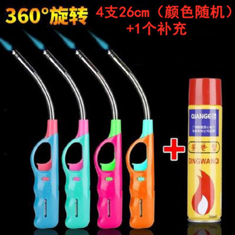 형광녹색 긴 26cm 엘보 4+1