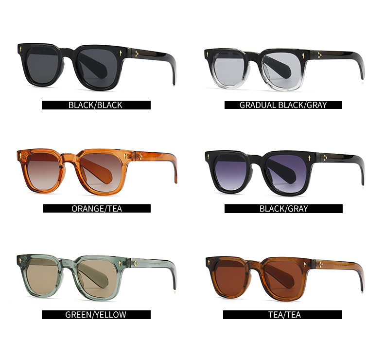 Casual Vacation Solid Color Pc Square Full Frame Women's Sunglasses display picture 2