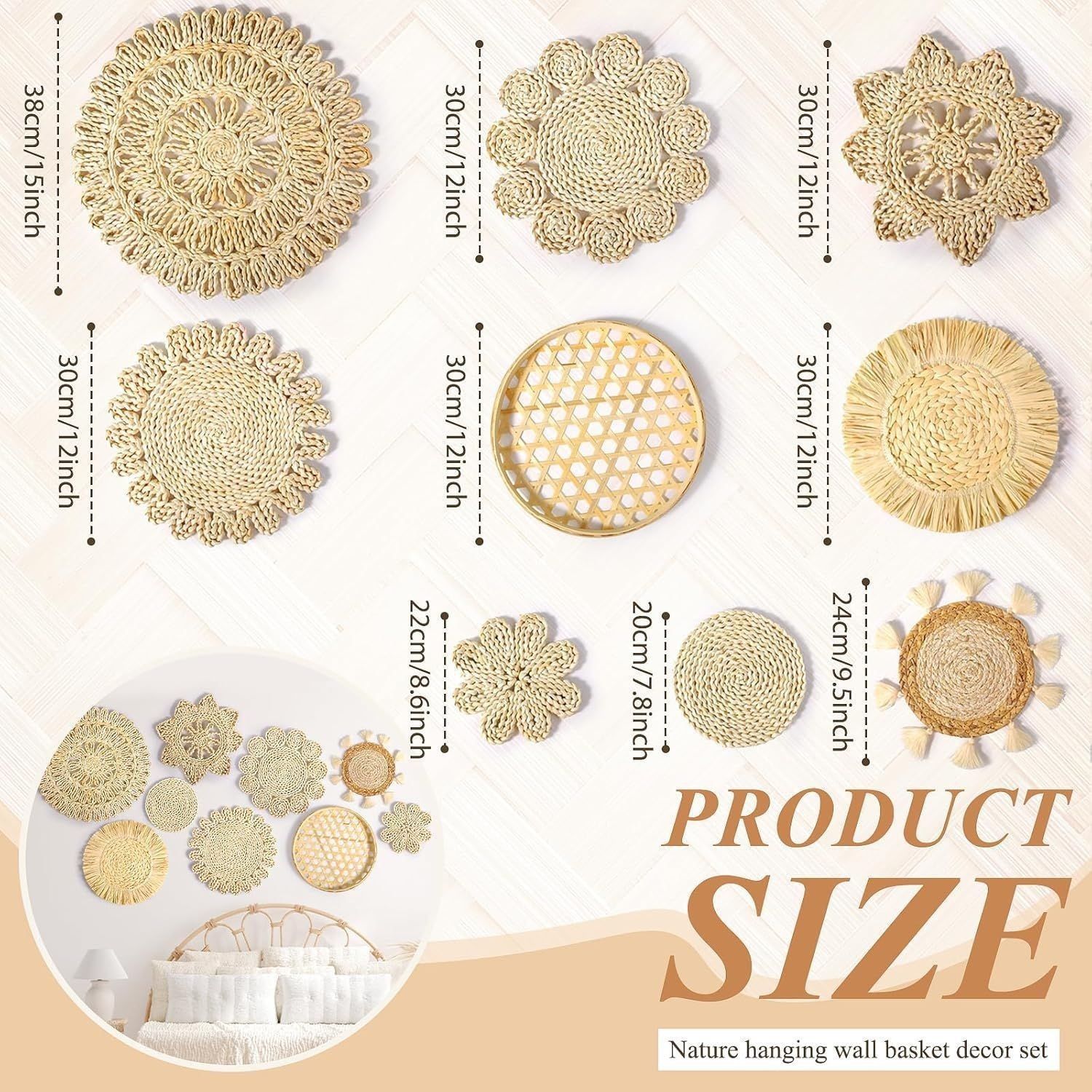 Juego de 9 piezas 0,77 kg