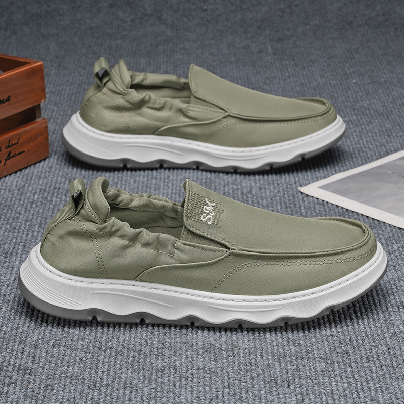 Ice Silk Canvas Men's Shoes, New Winter Hot-Selling Slip-On Sneakers, Casual Sports Shoes, Old Beijing Cloth Shoes Ice Silk Canvas Men's Shoes, New Winter Hot-Selling Slip-On Sneakers, Casual Sports Shoes, Old Beijing Cloth Shoes