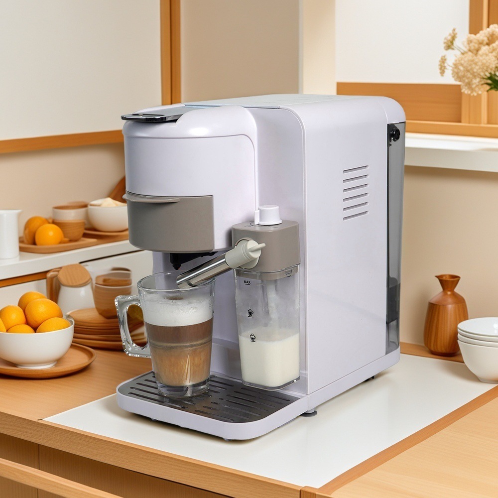 Máquina de espresso italiana de 20Bar 1.1L café en polvo y cápsulas adaptadas con cajas de leche Máquina de cappuccino