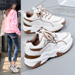 Korean version of new dad shoes for women 2023 spring student all-match sports shoes women's casual thick sole heightening shoes A28